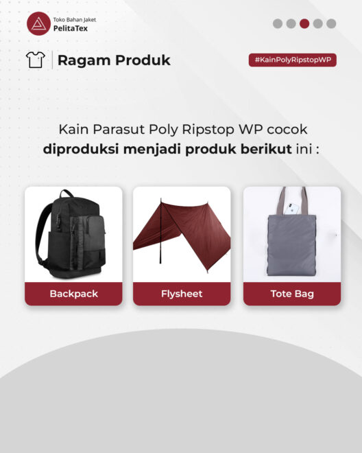 Kain Poly Ripstop WP - PelitaTex | Jual Bahan Jaket di Bandung