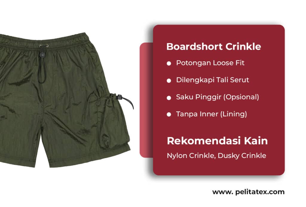 Boardshort Crinkle