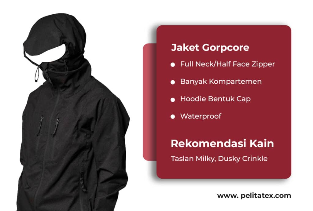 Jaket Gorpcore - 5 Ide Produk Fashion