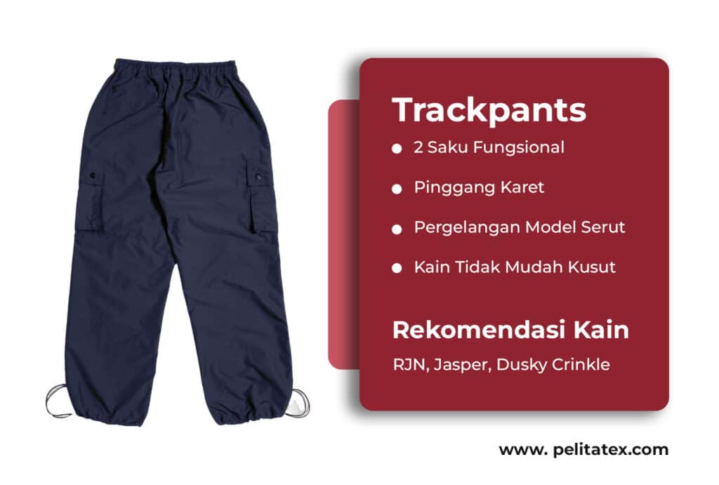 Trackpants Parasut - 5 Ide Produk Fashion